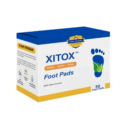 1 Month Supply – 1 Box of Xitox Detox Foot Pads for daily pad of foot cleansing